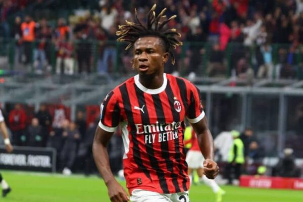Samuel Chukwueze scores first of the season to give AC Milan lead against Udinese
