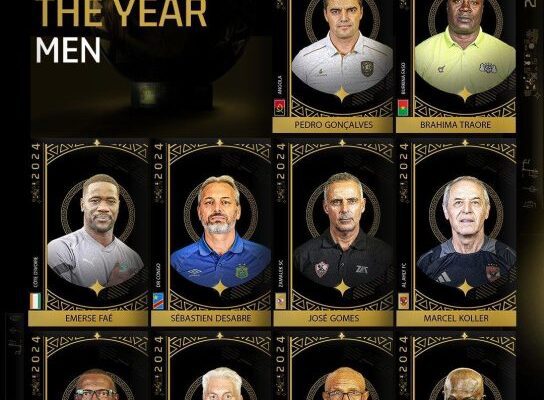Koller and Gomes among finalists for prestigious CAF manager of the year award