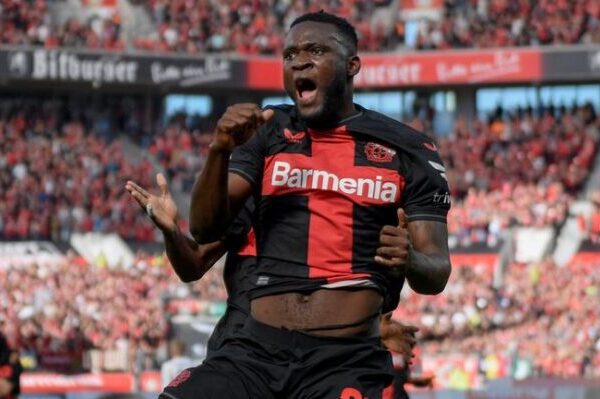 Victor Boniface leads Leverkusen to victory after penalty miss