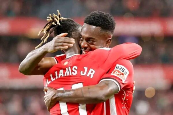 Iñaki Williams to miss Basque derby but remains the spirit of Athletic Bilbao