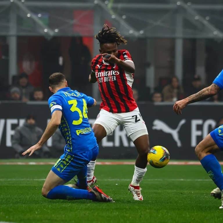 Chukwueze features in Milan's 3-0 victory over Empoli
