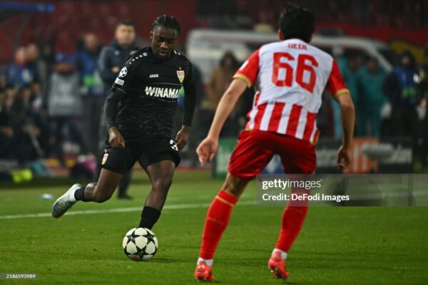 Benjamin Boakye debuts in Stuttgart's Champions League defeat