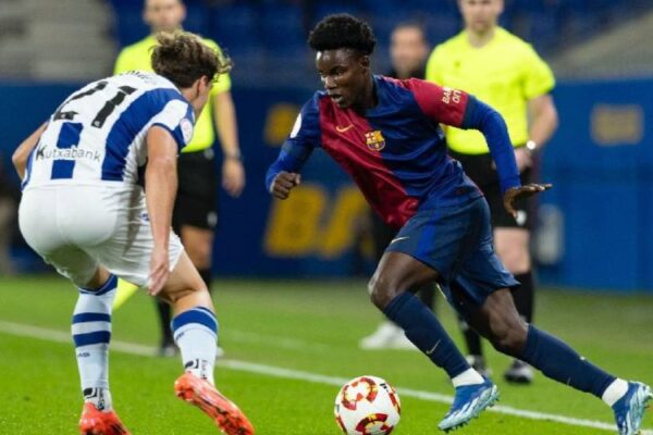  David Oduro and Abdul Aziz Issah make debuts for Barça B in draw against Real Sociedad B