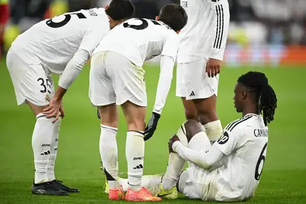 Eduardo Camavinga sidelined with muscle injury