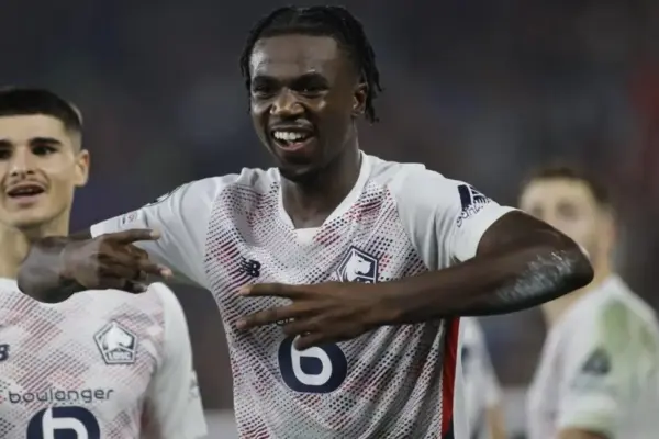 Ngal'ayel Mukau shines with stunning double for Lille in Champions League victory