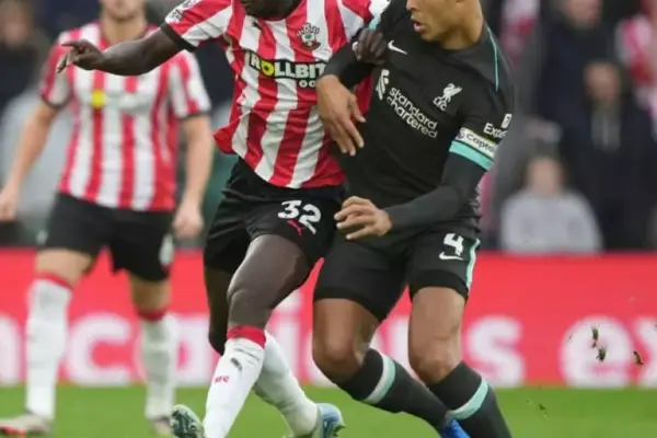 Paul Onuachu suffers injury blow in Southampton clash against Liverpool