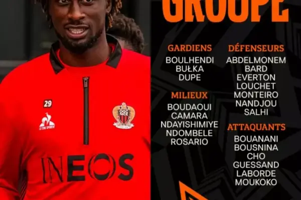 Injury-stricken OGC Nice calls up Young talent for Europa League clash against Rangers