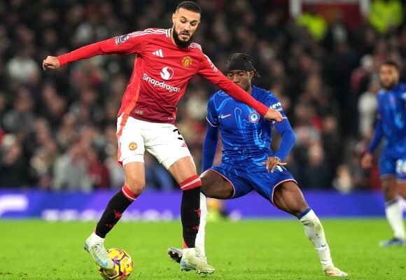 Mazraoui reflects on growing role at Manchester United after draw with Chelsea