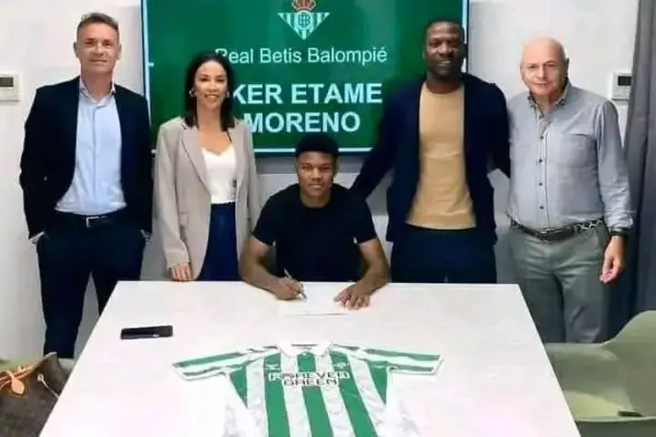 Betis Seville secures Iker Etame Moreno Mayer with first professional contract