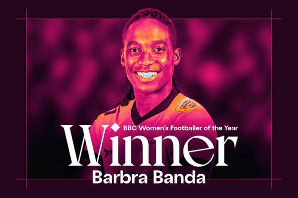 Barbra Banda crowned BBC Women’s Footballer of the Year 2024 after record-breaking season