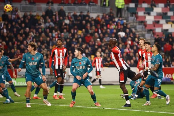 Yoane Wissa’s double propels Brentford to 3-2 victory over Bournemouth