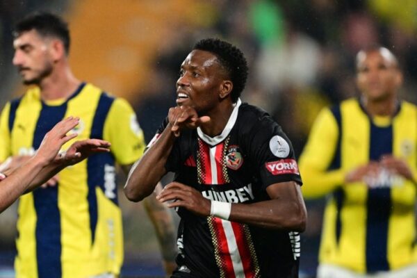 Okereke scores again for Gaziantep in defeat to Fenerbahce