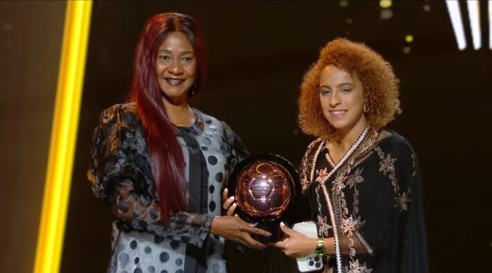 Sanaâ Mssoudy named Best African Player of 2024 at CAF awards