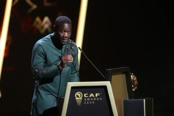 Emerse Faé’s heartfelt tribute to his wife steals the show at the 2024 CAF Awards