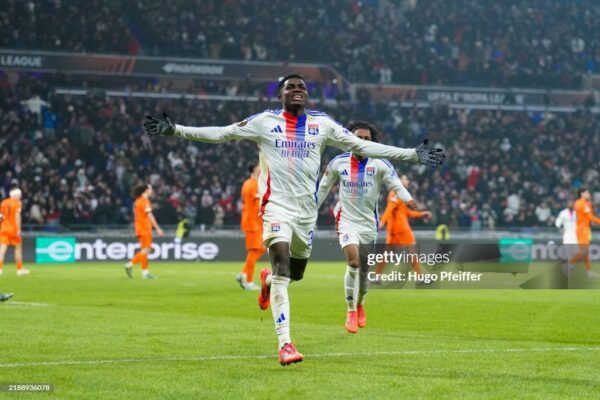 Ghanaian winger Ernest Nuamah scores as Lyon edge past Eintracht Frankfurt in Europa League