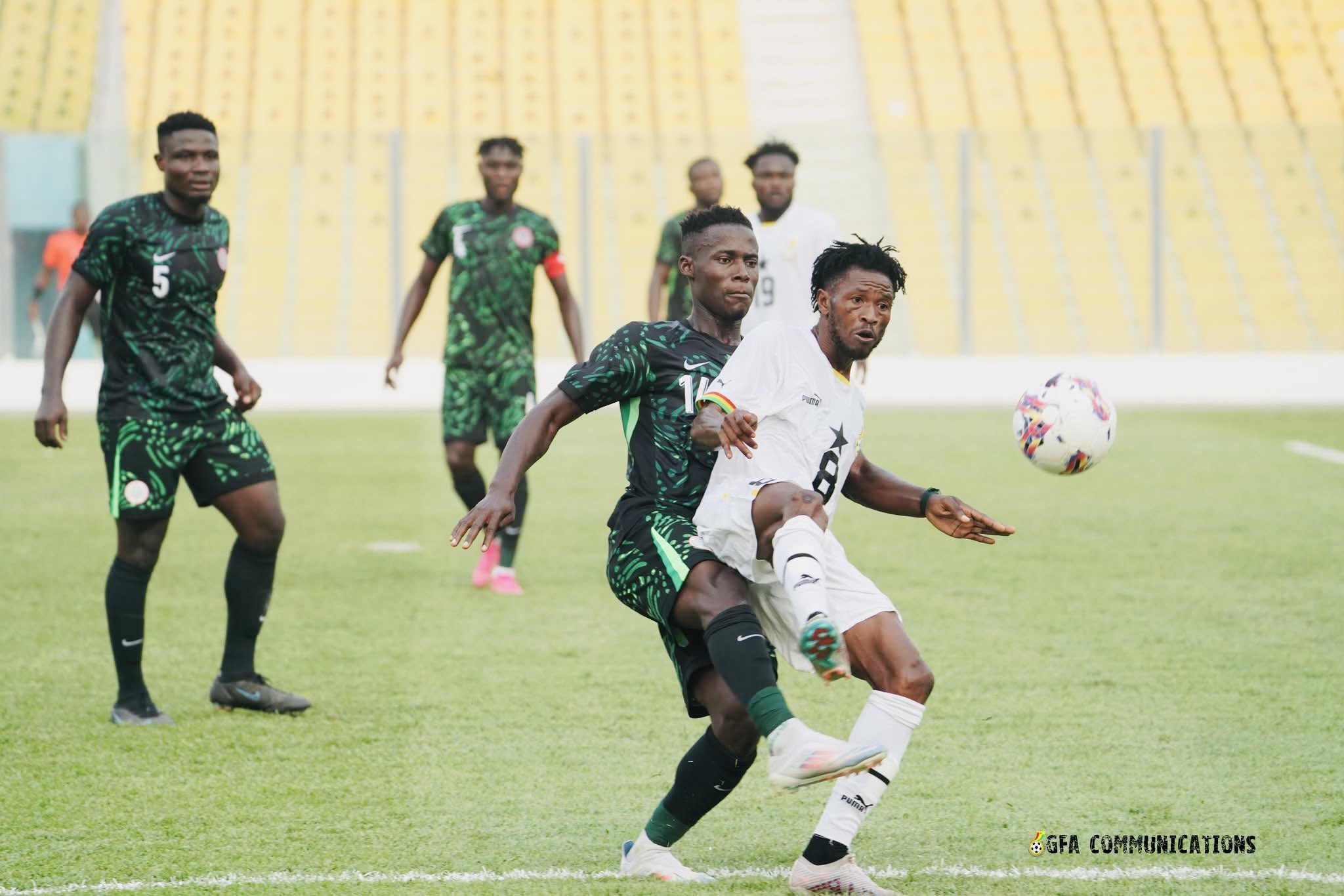 CHAN Qualifiers: Nigeria holds Ghana to a stalemate at the end of first-leg meeting