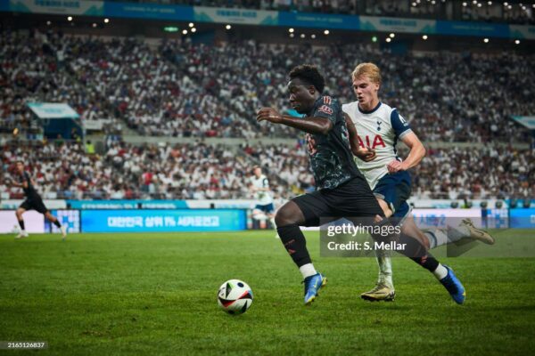 Nestory Irankunda reflects on his first Champions League bench appearance