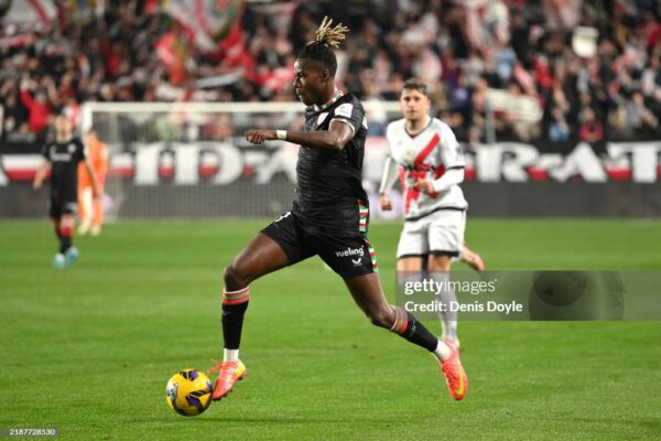 Nico Williams' spark guides Athletic Bilbao to comeback win over Rayo Vallecano