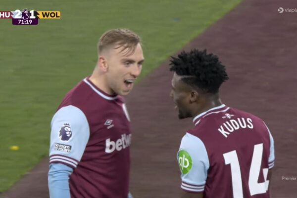 Ghana star Mohammed Kudus sets up Jarrod Bowen to score winning goal for West Ham against Wolves