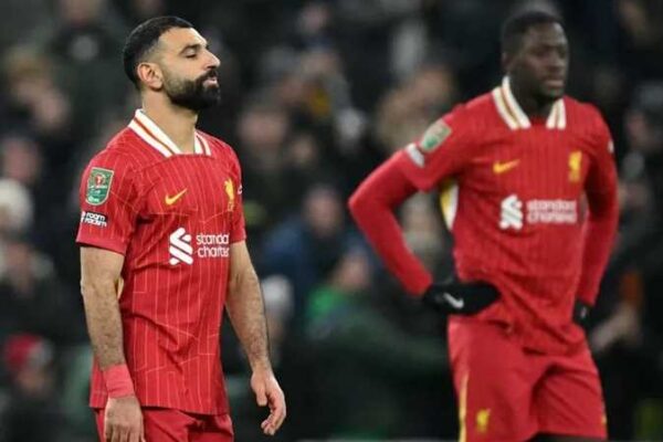 Liverpool fans voice frustration over Mohamed Salah's performance in Tottenham loss