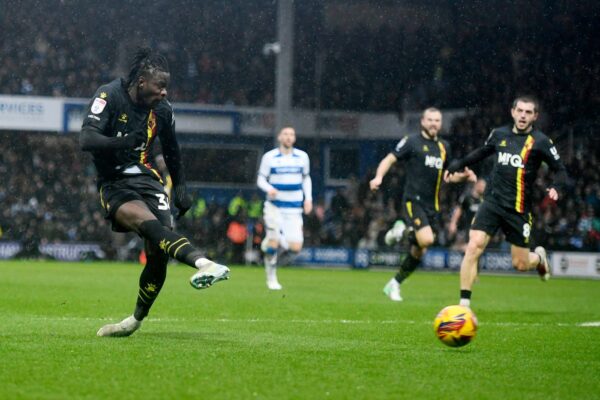 Ghanaian forward Kwadwo Baah scores consolation as Watford fall to QPR