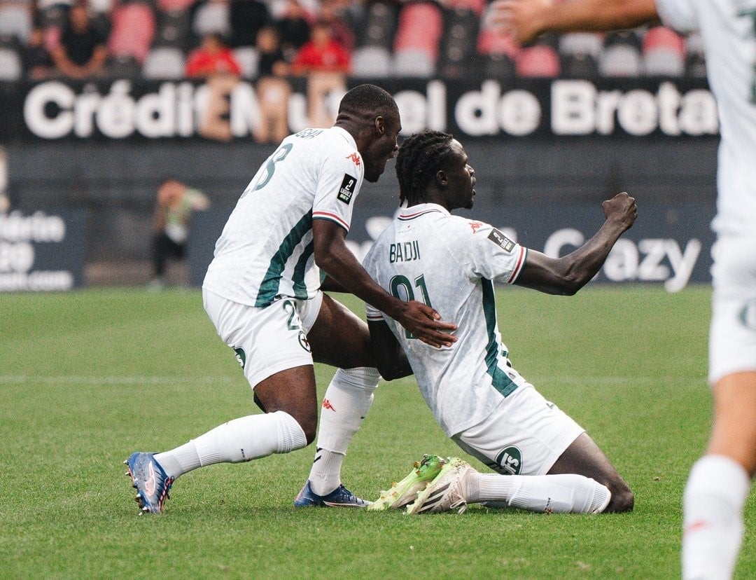 Aliou Badji scores in Red Star defeat against Ligue 2 leaders Lorient