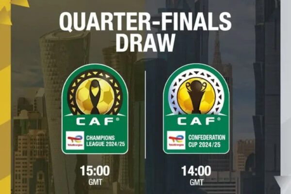Live streaming: CAF Champions League and Confederation Cup quarter-final draws