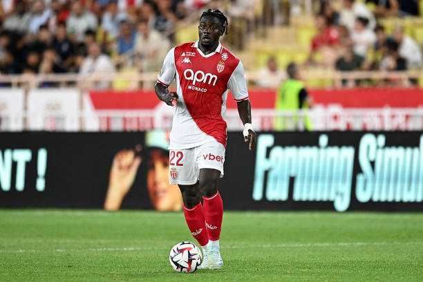 Ghana defender Mohammed Salisu trains with AS Monaco ahead of Stade Rennais clash