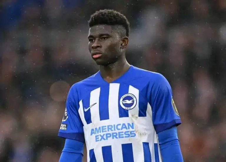 Carlos Liverpool target Brighton's Cameroonian midfielder Carlos Baleba