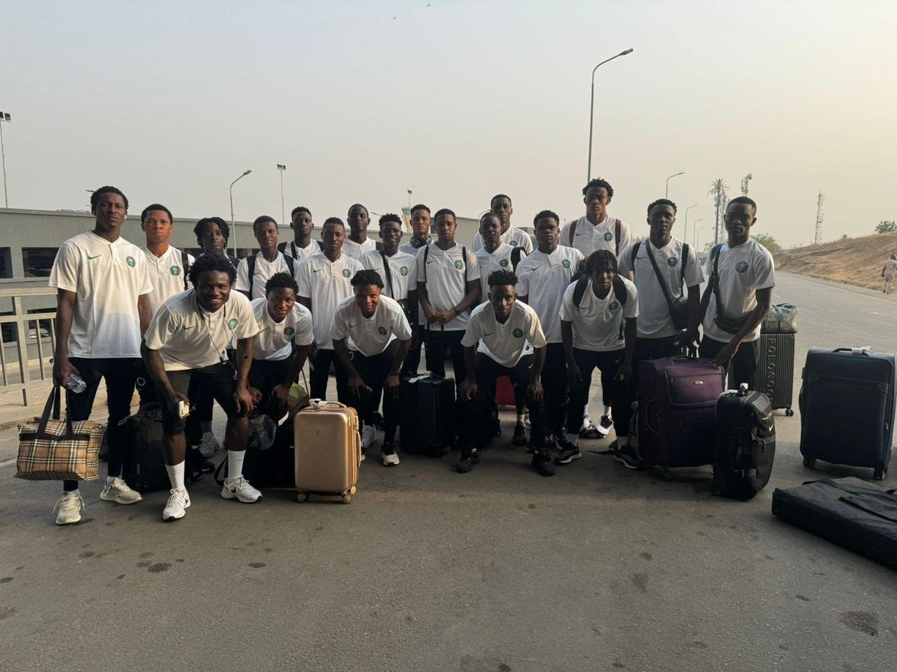 Nigeria’s Flying Eagles land in Abidjan for double friendly against Ivory Coast