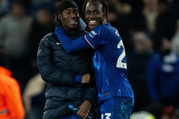 Noni Madueke shares lighthearted moment after ‘stealing’ Trevoh Chalobah’s goal in Chelsea win