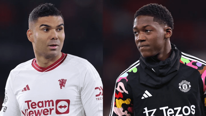 Ghanaian midfielder Kobbie Mainoo opens up on how Casemiro influenced his career