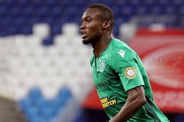 Burkina Faso forward Mohamed Konate scores to earn a crucial point for Al Riyadh in draw against Al Hilal