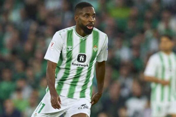 DR Congo forward Cedric Bakambu assists a goal for Real Betis in 2-2 draw against Athletic Club