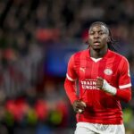 Nigerian forward Chuba Akpom scores to seal victory for Lille against Rennais