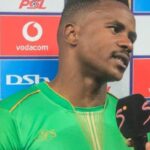 Moroccan midfielder Bilal Nadir reacts to arrival of Algerian rival at OM
