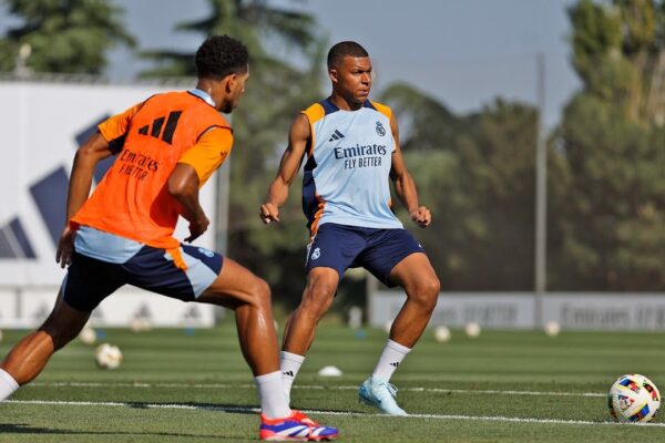 Kylian Mbappe resumes training with Real Madrid teammates after dental procedure