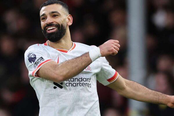 Mohamed Salah scores twice as Liverpool beat Bournemouth to extend lead