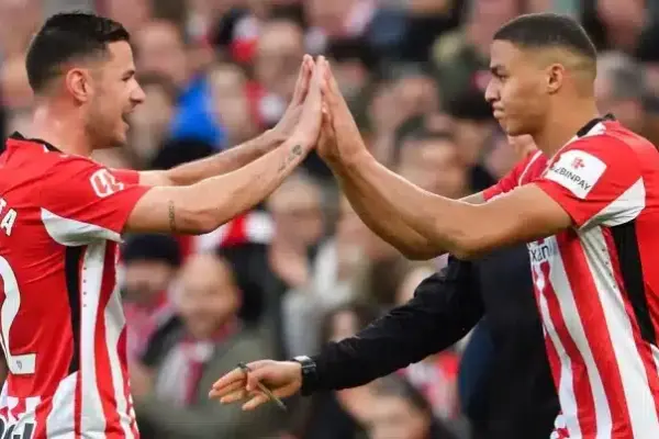 Maroan Sannadi scores first La Liga goal in Athletic Bilbao’s dominant win