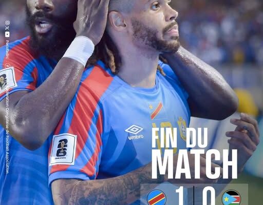 2026 World Cup qualifiers: Theo Bongonda’s first half strike seals victory for DR Congo over South Sudan