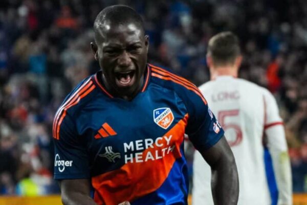 Togolese striker Kevin Denkey scores again as FC Cincinnati defeats Toronto