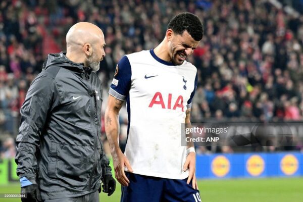 Dominic Solanke’s comeback cut short as injury strikes again in Europa League defeat