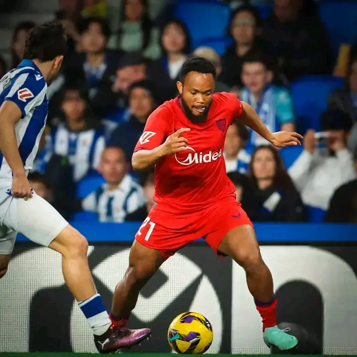 Sevilla Boss hails Chidera Ejuke after match-winning display against Real Sociedad