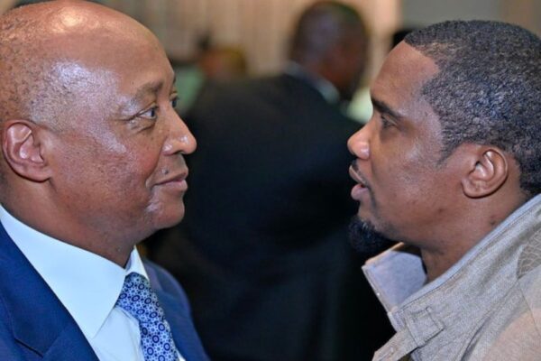 Samuel Eto'o says he will support Motsepe to improve African football