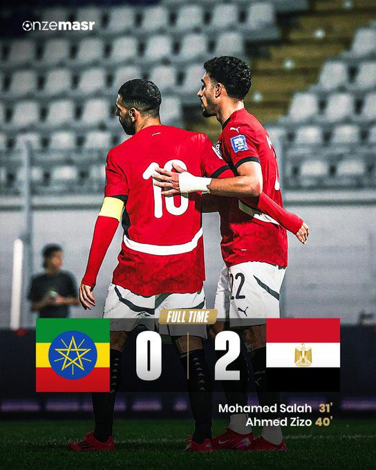 2026 World Cup Qualifiers: Mo Salah scores as Egypt strengthen grip on Group A with 2-0 win over Ethiopia