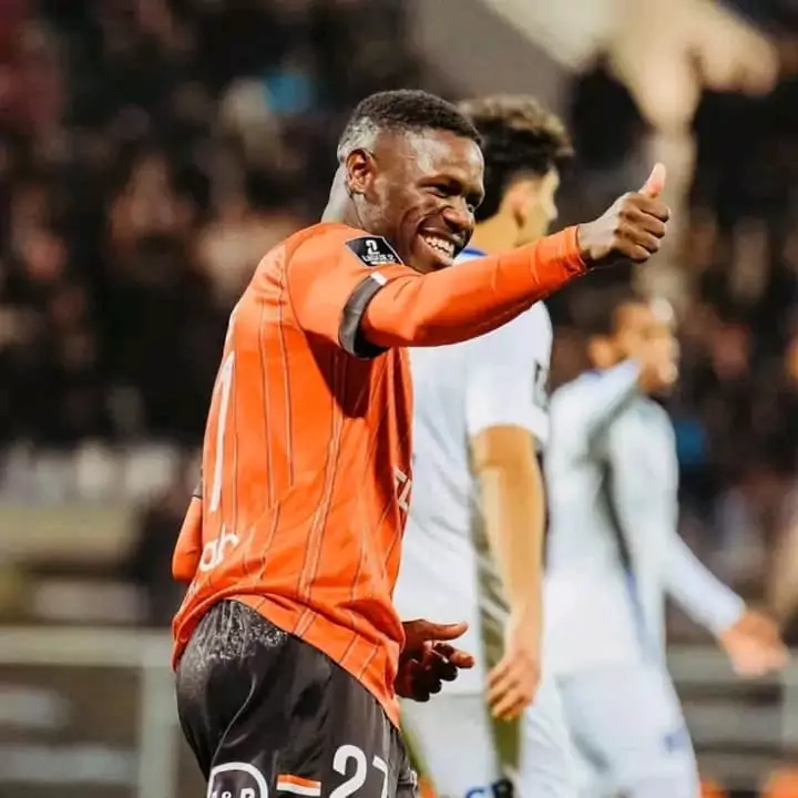 Beninese forward Tosin Aiyegun returns from injury ahead of Lorient’s crucial fixture