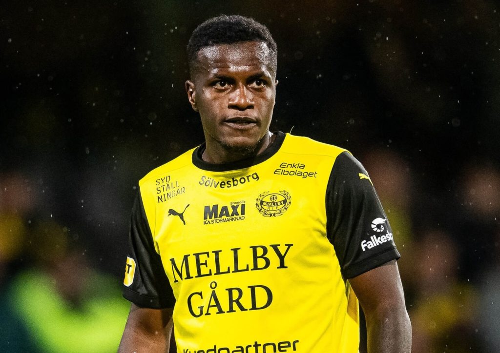 Congolese midfielder Manasse Kusu faces uncertain future at Mjällby amid limited playing time