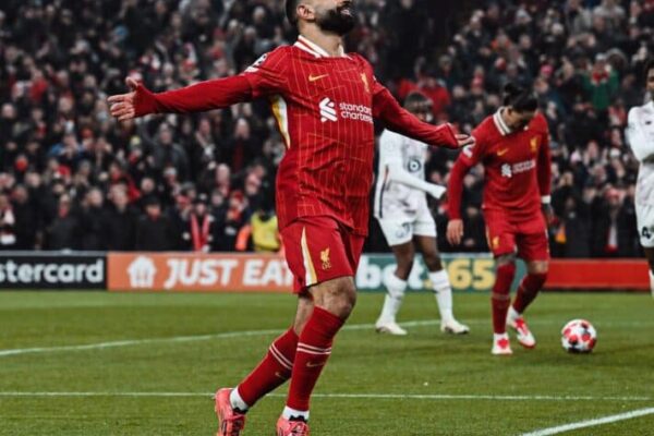 Mohamed Salah equals Sergio Agüero’s Premier League goal record