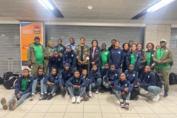 Nigeria's Flamingos arrive in South Africa for World Cup qualifier