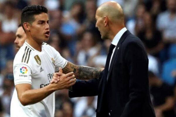 James Rodríguez claims he was better than French-Algerian great Zinedine Zidane in his prime